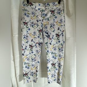 89th & Madison white with floral print